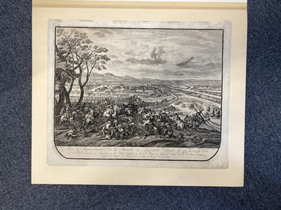 Lot 85 - Van Huchtenburg (Jan, 1647-1733). Battle Scenes, set of 8, etchings