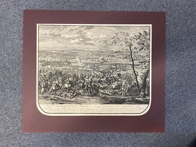 Lot 85 - Van Huchtenburg (Jan, 1647-1733). Battle Scenes, set of 8, etchings