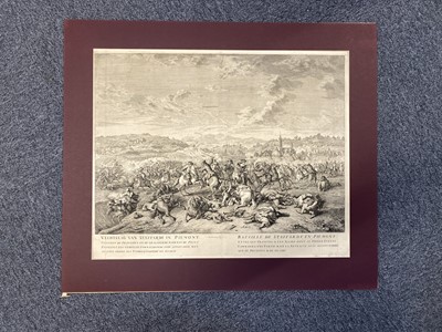 Lot 85 - Van Huchtenburg (Jan, 1647-1733). Battle Scenes, set of 8, etchings