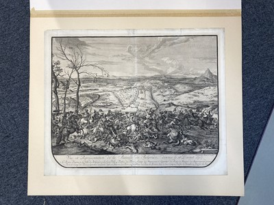 Lot 85 - Van Huchtenburg (Jan, 1647-1733). Battle Scenes, set of 8, etchings