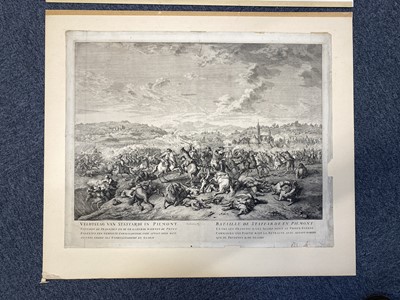 Lot 85 - Van Huchtenburg (Jan, 1647-1733). Battle Scenes, set of 8, etchings