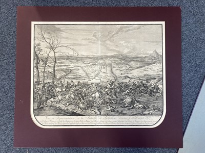 Lot 85 - Van Huchtenburg (Jan, 1647-1733). Battle Scenes, set of 8, etchings