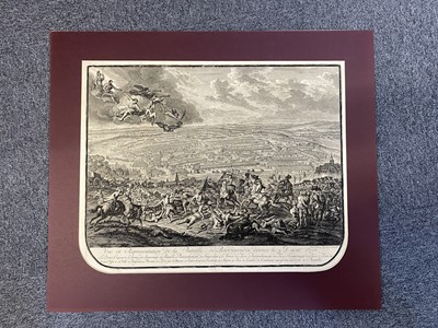 Lot 85 - Van Huchtenburg (Jan, 1647-1733). Battle Scenes, set of 8, etchings