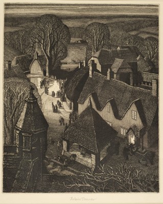 Lot 408 - Tanner (Robin, 1904-1988). Twelve Etchings by Robin Tanner, Penn Print Room, 1974