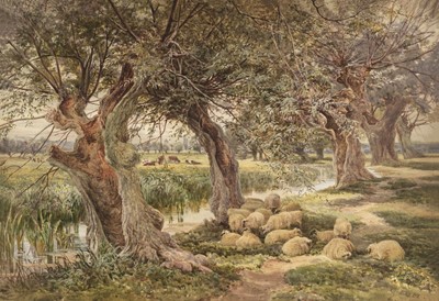 Lot 125 - Earle (Charles, 1832-1893). In the Canterbury Meadows, watercolour