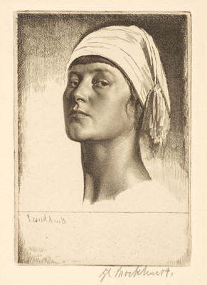 Lot 333 - Brockhurst (Gerald, 1890-1978). Genevieve, Le Beguin, & Aglaia, etchings