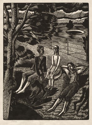 Lot 347 - Ravilious (Eric, 1903-1942). Children in the Park