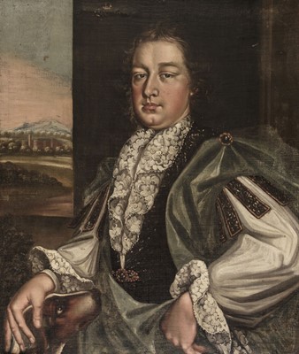 Lot 5 - English School. Portrait of a Gentleman, circa 1670, oil on canvas