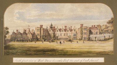 Lot 195 - Binyon (Benjamin, 1790-1865). ‘South front view of Knole House, Sevenoaks, Kent, circa 1855