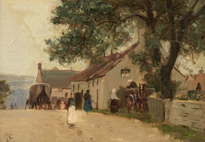 Lot 147 - East (Alfred, 1849-1913). Stow on the Wold, oil