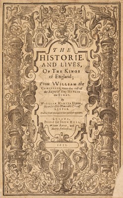 Lot 282 - Martyn (William). The Historie and Lives of the Kings of England, 1st edition variant, 1615