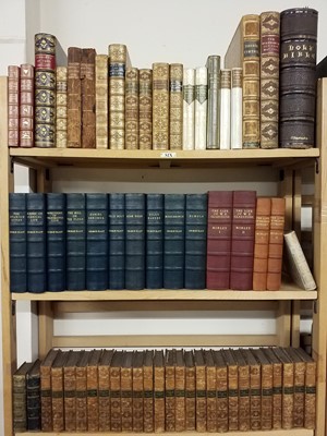 Lot 259 - Antiquarian. A collection of mostly 19th Century leather bindings & literature