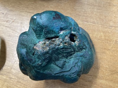 Lot 577 - Jade. A Chinese hardstone elephant and other items