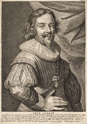 Lot 62 - Loemans (Arnout). Portrait of Jacques Callot, after Michel Lasne