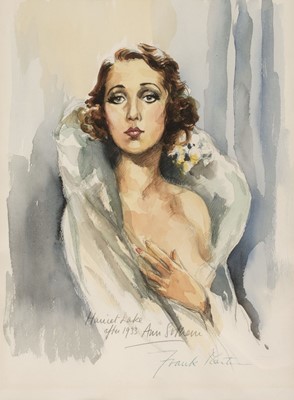 Lot 261 - Martin (Frank, 1921-2005). Study of Ann Sothern, watercolour