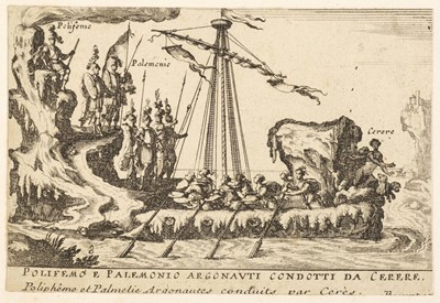 Lot 80 - Bocquet (Nicolas, active 1684-1716).  Carousel sur l'Arne, Florence, etchings, set of 18