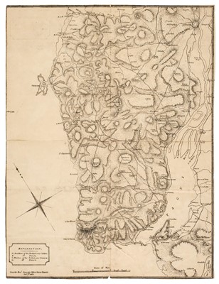 Lot 154 - Peninsula War. Military Campaign Map of the Environs of Lisbon, 1808