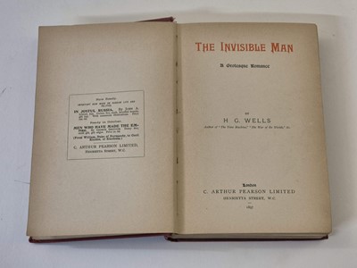 Lot 755 - Wells (H. G.) The Invisible Man, 1st edition, 1897