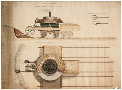 Lot 149 - Hackney (Thos.). Thomas Clarke's Patent Steam Excavating Machine, circa 1850