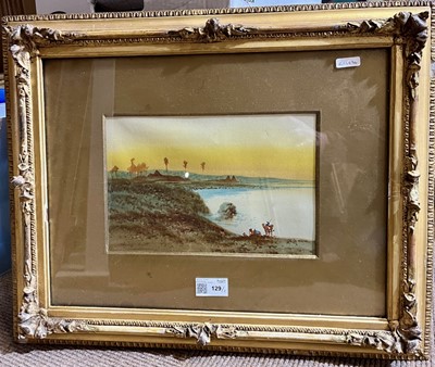 Lot 129 - Brett (Harry, 1880-1955). View on the Nile, watercolour, signed lower left