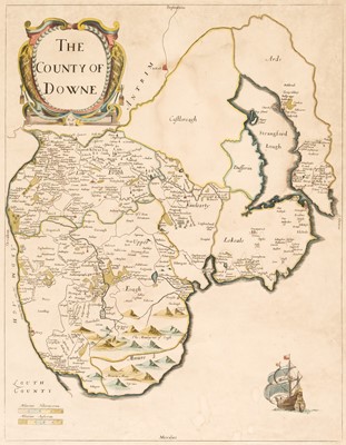 Lot 104 - Ireland. Petty (Sir William), The County of Downe [1685 but mid-19th century impression]