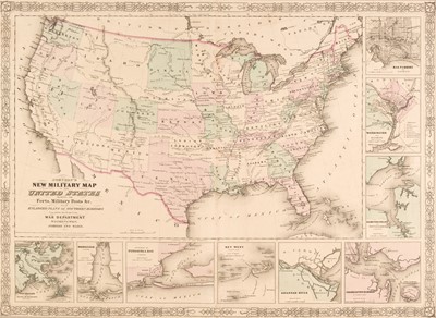 Lot 111 - Maps. A collection of five maps, mostly 19th-century