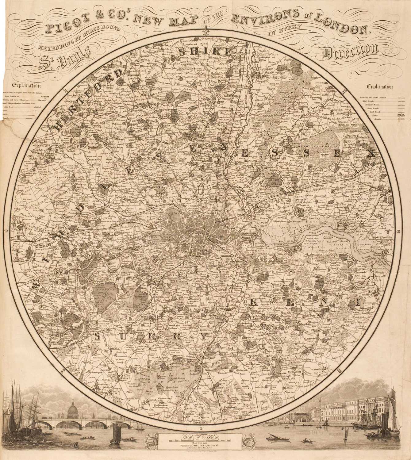Lot 81 - Pigot (J. & Co.). Pigot & Co.'s British Atlas