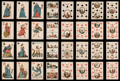 Lot 341 - French playing cards. Cartes Mythologiques, Paris: V. Lange, circa 1848