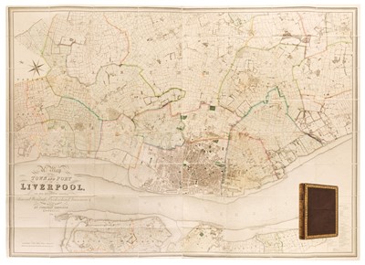 Lot 172 - Liverpool. Bennison (Jonathan), Map of the Town and Port of Liverpool..., 1835