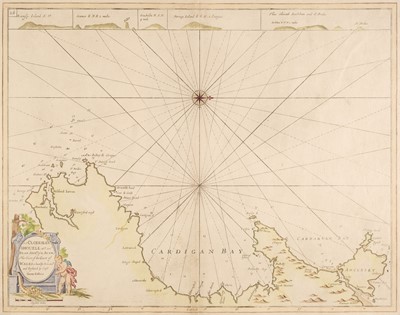 Lot 118 - Wales. A collection of 13 Sea Charts, 18th & 19th century