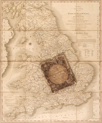 Lot 94 - Cary (John). Cary's Reduction of his Large Map of England and Wales with part of Scotland, 1796