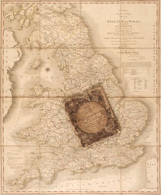 Lot 94 - Cary (John). Cary's Reduction of his Large Map of England and Wales with part of Scotland, 1796