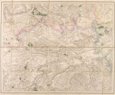 Lot 102 - France. Tardieu (P.), Carte des Routes de Postes de L'Empire Francais..., 1811