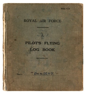 Lot 397 - Dambuster Logbooks. Two RAF logbooks kept by Flight Lieutenant William "Bill" Townsend, 617 Squadron