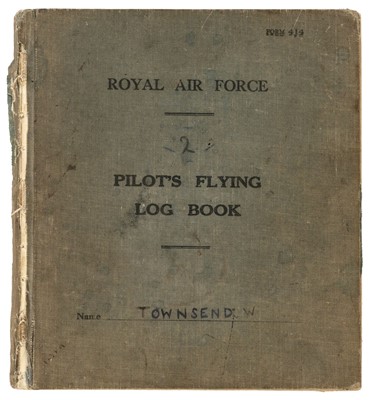 Lot 397 - Dambuster Logbooks. Two RAF logbooks kept by Flight Lieutenant William "Bill" Townsend, 617 Squadron