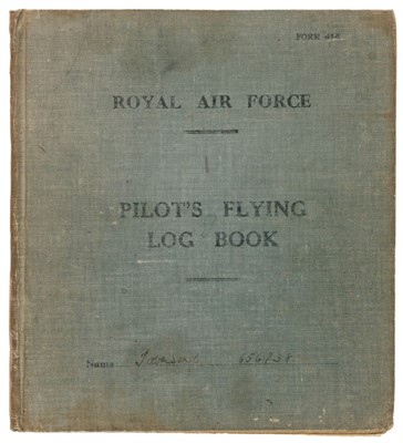 Lot 397 - Dambuster Logbooks. Two RAF logbooks kept by Flight Lieutenant William "Bill" Townsend, 617 Squadron