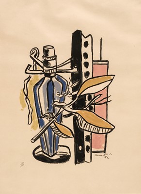 Lot 277 - Léger (Fernand, 1881-1955). Bouteille Bleu, Chevreuse, August 1951, serigraph