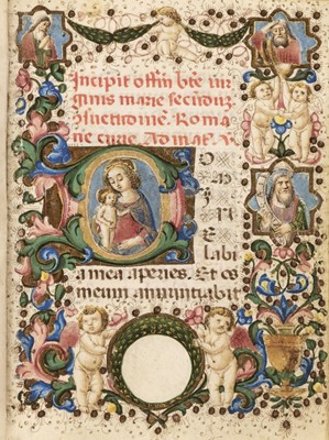 Lot 255 - Book of Hours. Illuminated Manuscript on Vellum..., circa 1470-1480