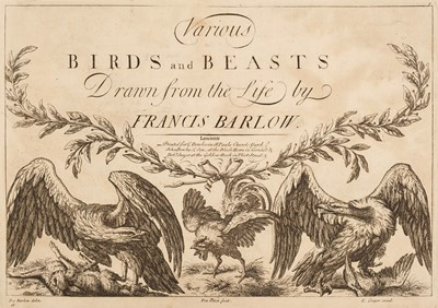 Lot 71 - Barlow (Francis). Various Birds and Beasts Drawn from Life..., circa 1710