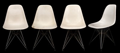 Lot 461 - Charles and Ray Eames. DSR moulded plastic side chairs, late 1950s