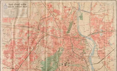 Lot 96 - Delhi. Delhi Guide Map, 1978