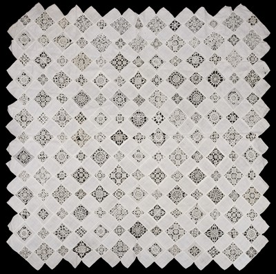 Lot 549 - Lace. A cloth of needlepoint lace, Italy, circa 1700