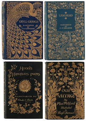 Lot 45 - Peacock (Thomas Love). Gryll Grange, illustrated by F. H. Townsend..., 1896..., and others