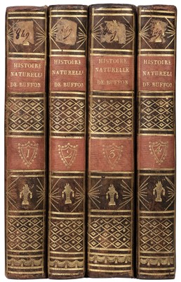 Lot 80 - Buffon (George Louis Le Clerc, Comte de). Abrege de l'Histoire Naturelle, 4 volumes 1799-1800