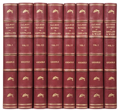 Lot 99 - Grimble (Augustus). The Salmon Rivers of Scotland, 4 volumes, 1899-1900