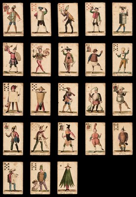 Lot 342 - French playing cards. Comic tradesman pack, France: unknown maker, circa 1820