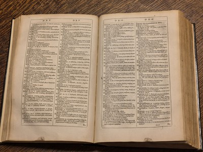 Lot 289 - Cotgrave (Randle). A Dictionary of the French and English Tongues, 1st edition, 1611