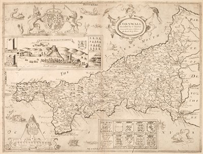 Lot 147 - Cornwall. Saxton (Christopher & Lea Philip). Cornwall, circa 1694