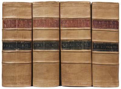 Lot 69 - Grose (Francis). The Antiquities of England and Wales, 8 volumes (bound in 4), circa 1787