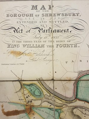 Lot 117 - Staffordshire. Greenwood (C.). Map of the County of Stafford from Actual Survey..., 1820